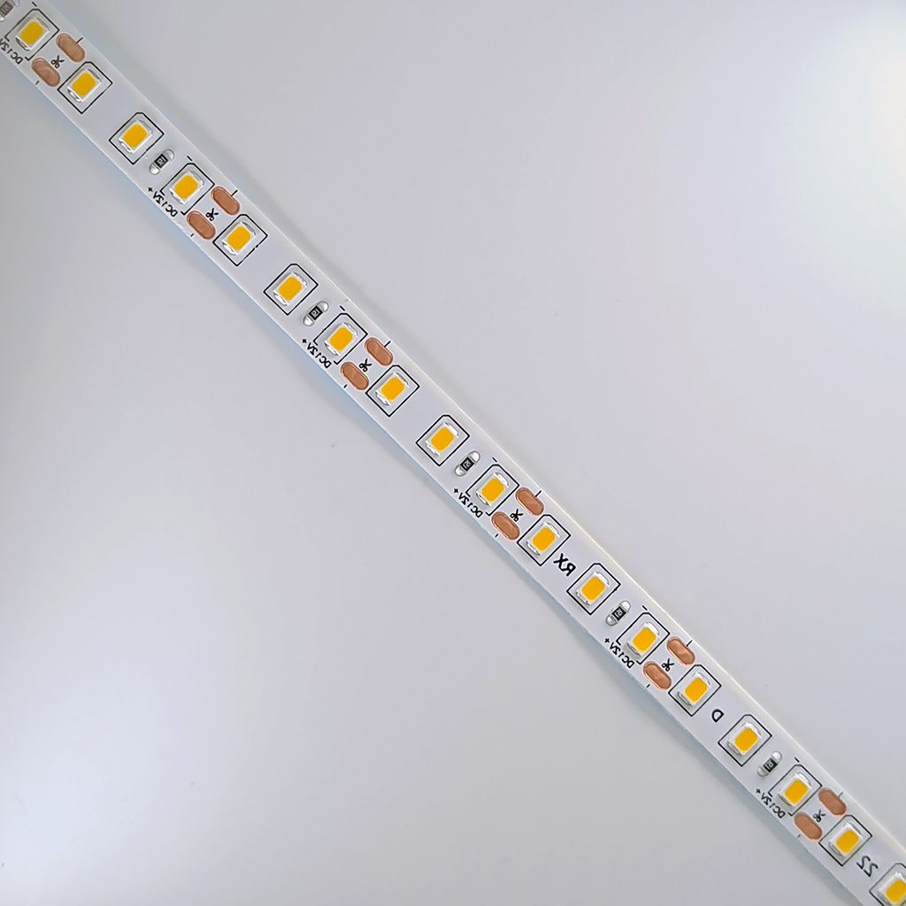Світлодіодна стрічка Czine Light SMD 2835 120 LEDs/m 10W 1m 12V IP20 Біла Тепла, CZ-12V-2835-120-WW-8mm