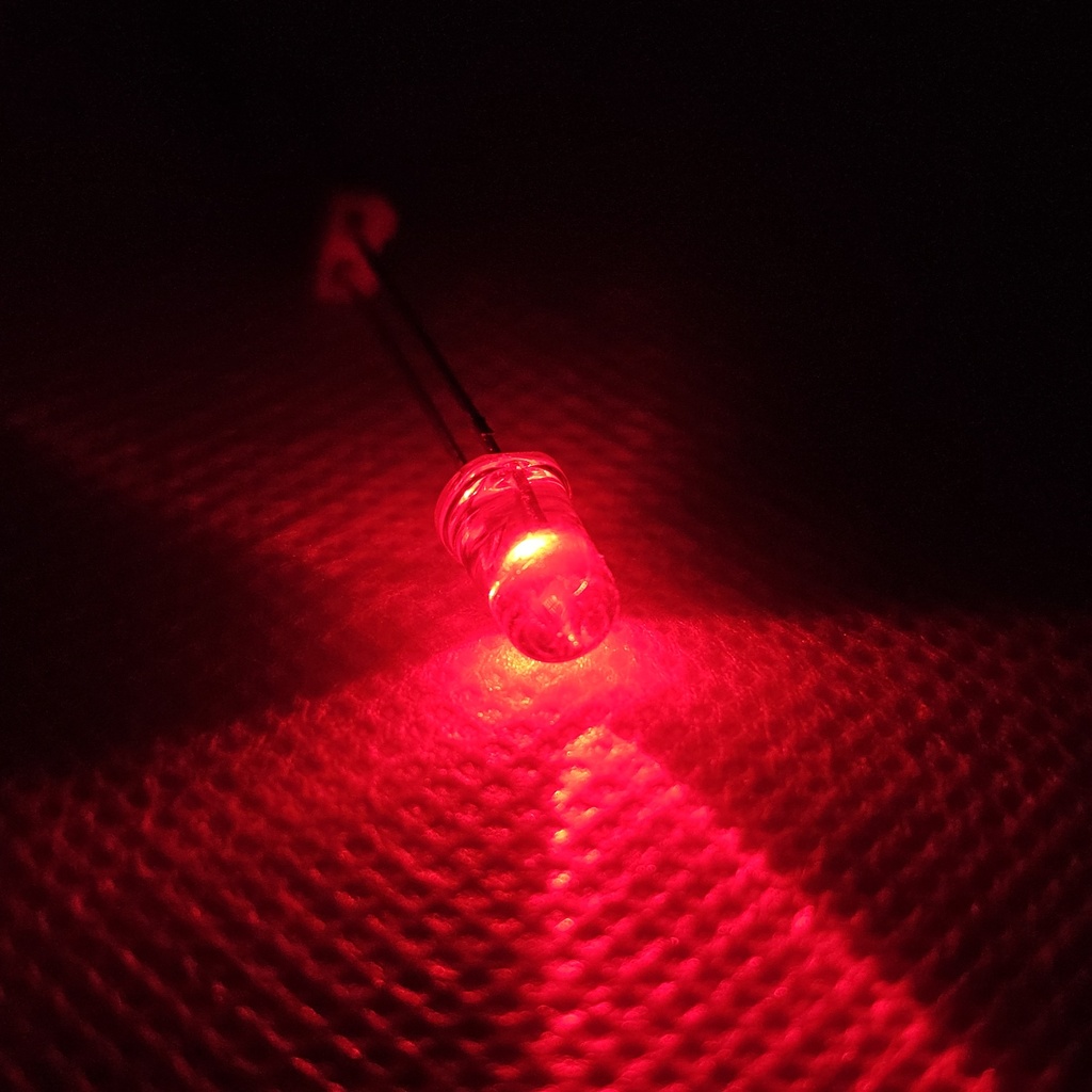 CZ-5014SURC-5V, ЧЕРВОНИЙ, 5mm, water clear