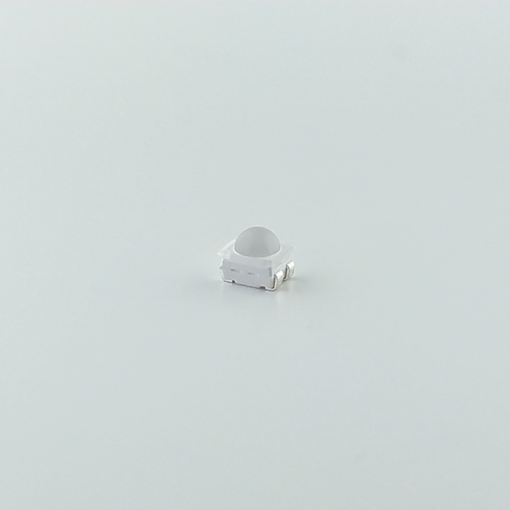 LED3528-PLCC-4-Y-ABAA, світлодіод жовтий лінзований, на 4 ноги