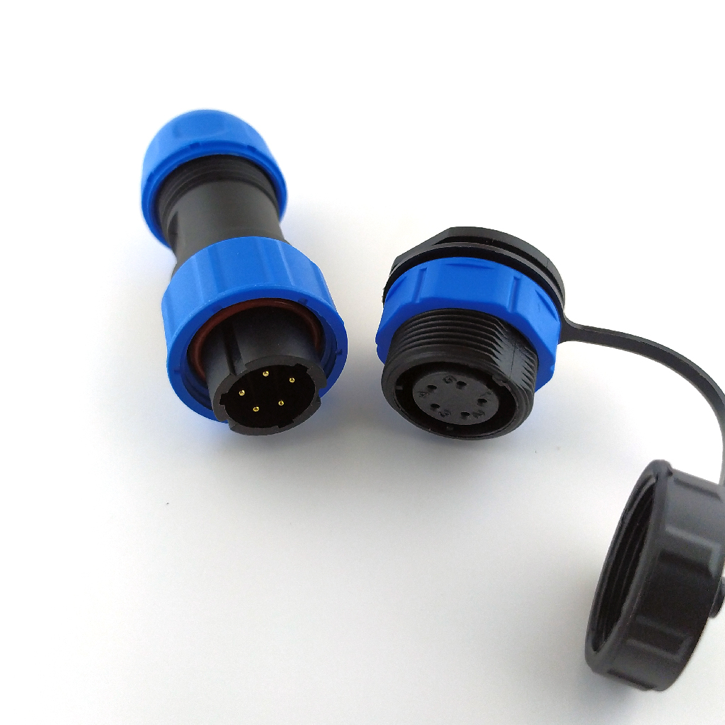 M16 комплект (male+female); 5pin Waterproof Connector IP68, провід- корпус