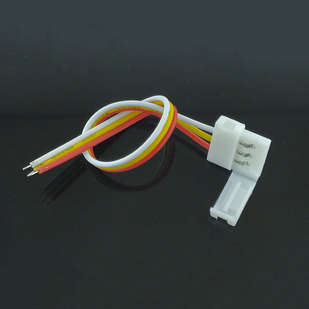 Коннектор світлодіодної стрічки, 3 pin з проводами