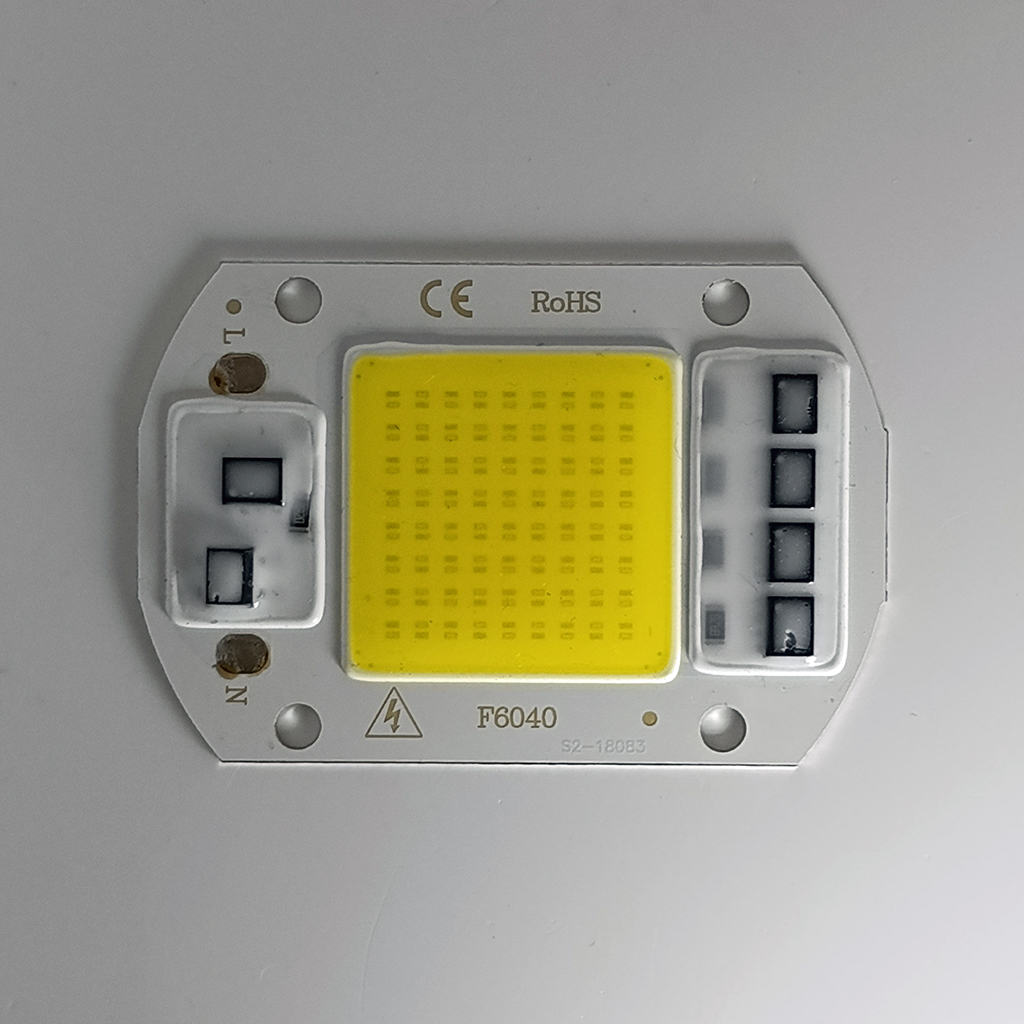 Світлодіодна COB матриця F4060 220В 50Вт 6500К