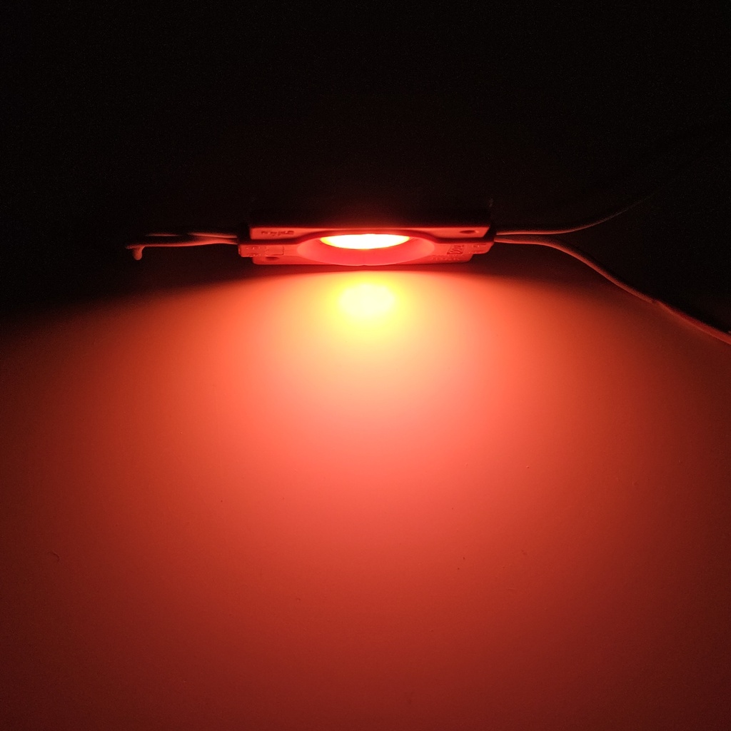 Модуль рекламний 12v COB круглий 2.4W Червоний