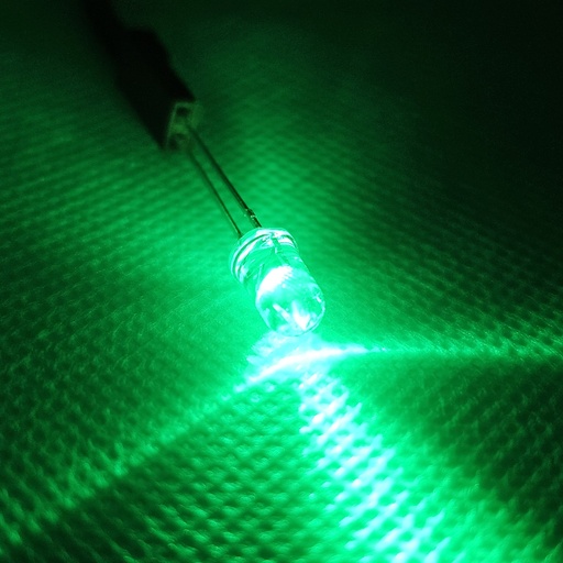 CZ-5014SPGC, ЗЕЛЕНИЙ, 5mm, water clear