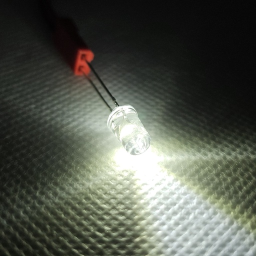 CZ-5014SUWC-5V, Білий, 5mm, water clear