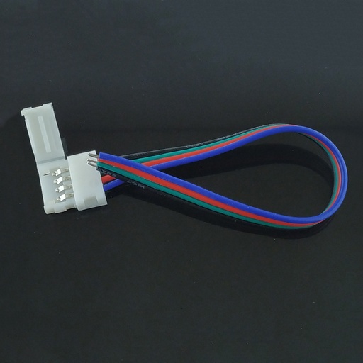 Коннектор світлодіодної стрічки, 4 pin з проводами