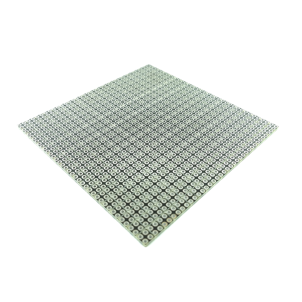 Макетная плата фрагментная L-100x100-vcut; 100x100; 1600отвори