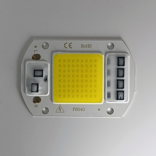 Матриця 220v COB 6040 50W Біла Холодна