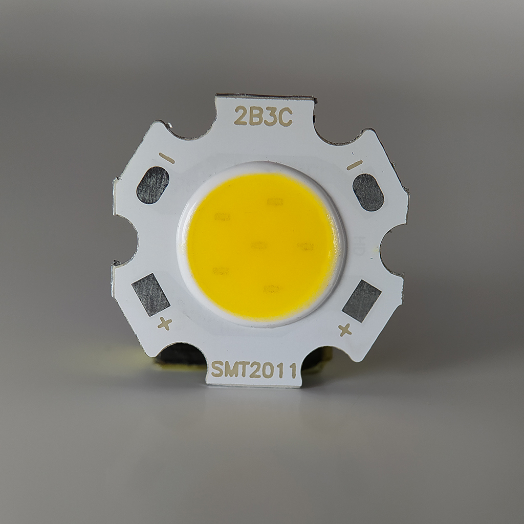 LED СОВ Світлодіод 3W 9-12V 240-260mA 4000K, CZ-COB-3W-2B3C-4000k
