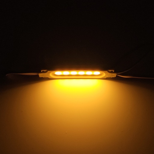 Модуль рекламний 12v COB 6816 прямокутний Жовтий