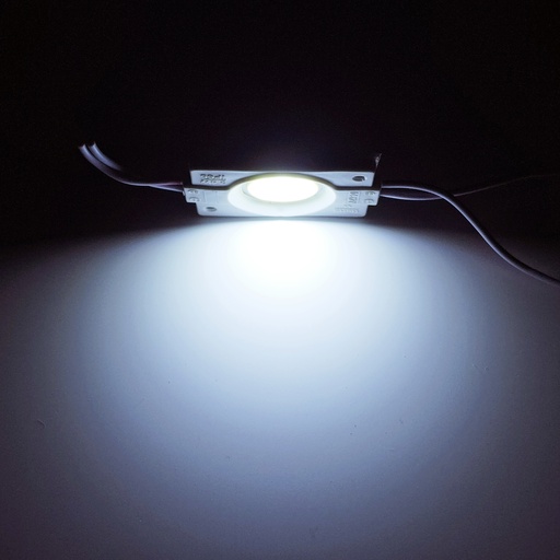 Модуль рекламний 12v COB круглий 2.4W Білий холодний