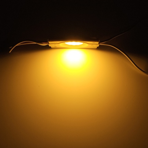 Модуль рекламний 12v COB круглий 2.4W Жовтий