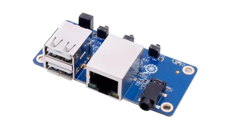 Orange pi Zero 2W плата розширення Ethernet, 2xUSB2.0, Audio out, IR, on/off key, 2xCustom key, 24Pin interface